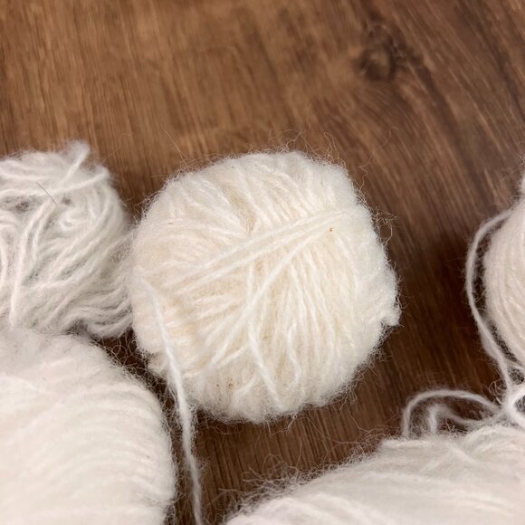 Brushed Merino Wool Blend Natural Fiber Hand Spun Yarn Lot - Picture 4 of 9